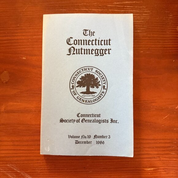 The Connecticut Nutmegger Genealogy Journal Lot Of 5 (1983 &1988) - Picture 2 of 5